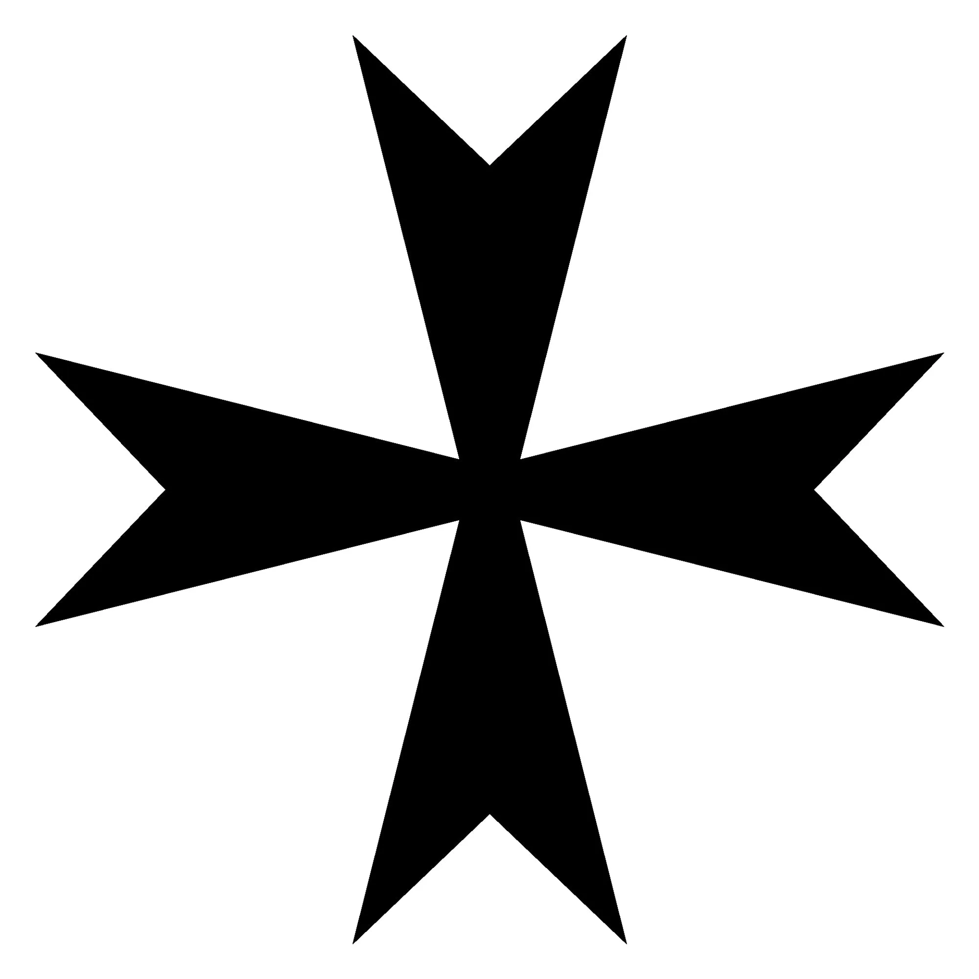 Order Of Malta Commandery Clock - Frameless Design